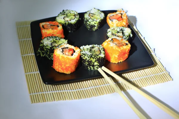 Traditional japanese food, Sushi — Stock Photo, Image