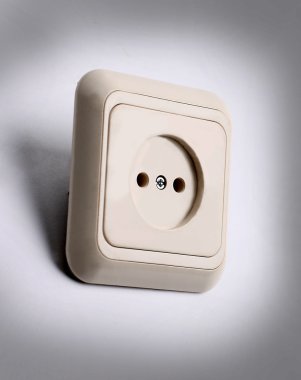 beyaz elektrik prizi