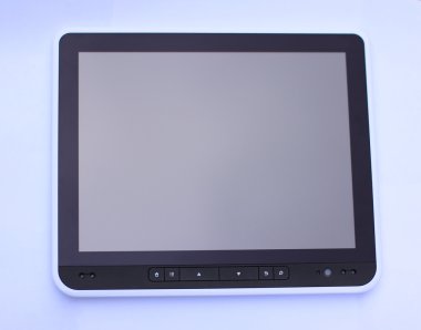 arka planlar üzerinde izole tablet bilgisayar