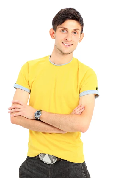 Young fashion man full body a in the studio — Stock Photo, Image