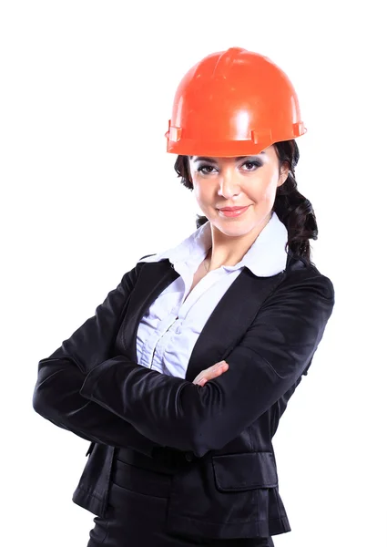 Engineer, entrepreneur or architect business woman. — Stock Photo, Image