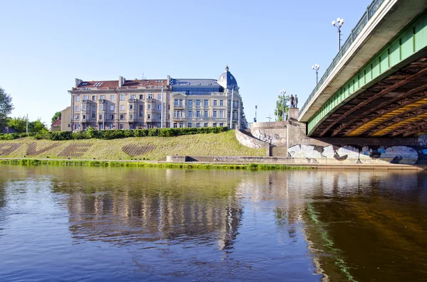 Litevské město staré město vilnius — Stock fotografie