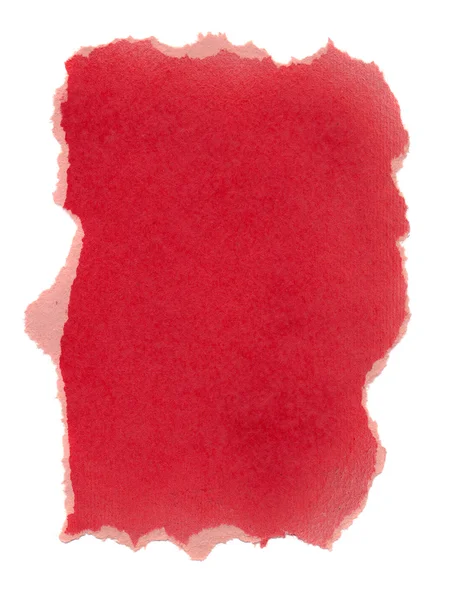 Isolé sur fond de papier blanc rouge — Photo