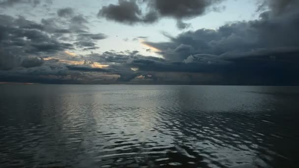 晨光海和云 — 图库视频影像