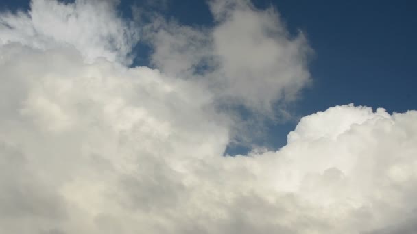 Летние облака — стоковое видео