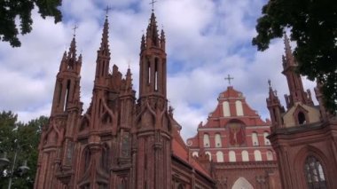 UNESCO miras Aziz Anne'nin kilise Vilnius