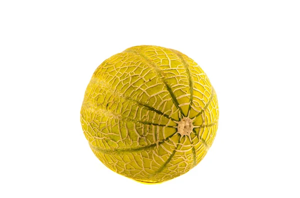 Melón melón aislado sobre blanco — Foto de Stock
