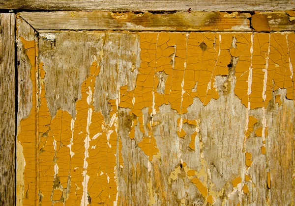 Oude en gebarsten houten geschilderde achtergrond — Stockfoto