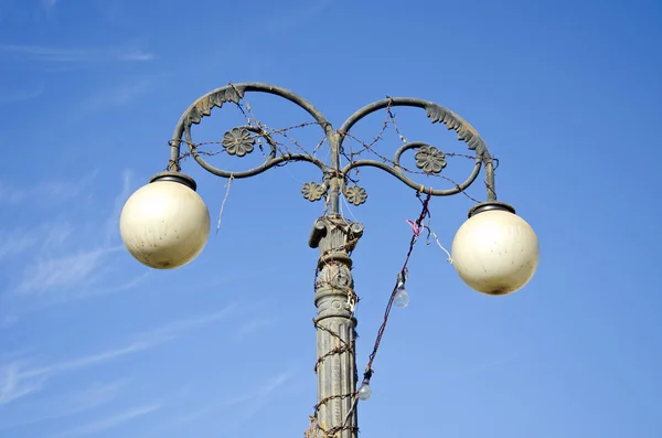 Oude straat lamp in jaipur, india — Stockfoto