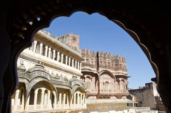 Mehrangarh Fort v Jodhpuru, Rajasthan, Indie — Stock fotografie