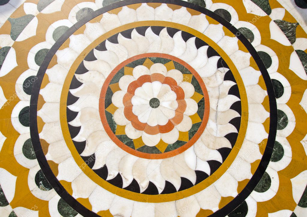 colorful marble decoration in Amritsar Golden temple