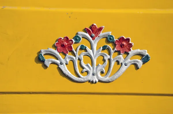 Fém dekor autó Indiában — Stock Fotó