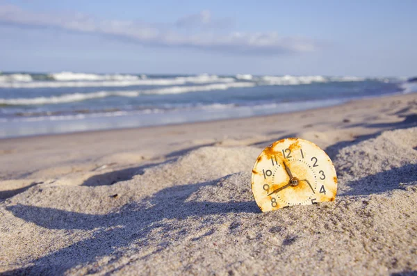 Conceito de tempo e mar — Fotografia de Stock