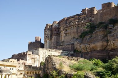 tarihsel jodphur fort Rajasthan, Hindistan