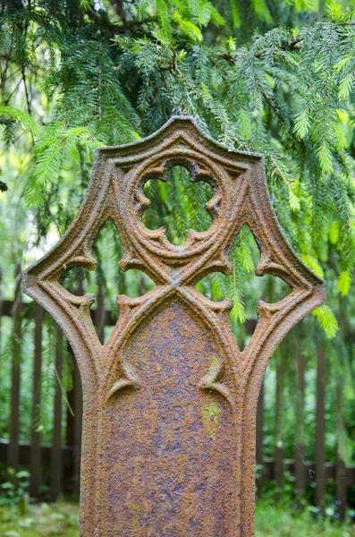 Old rusty metal cross ornaments — Stock Photo, Image