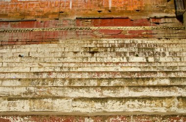 eski ve pis duvar arka planda Hindistan