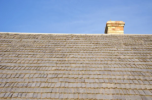 Ecological wooden farm house roof — Stock Photo, Image