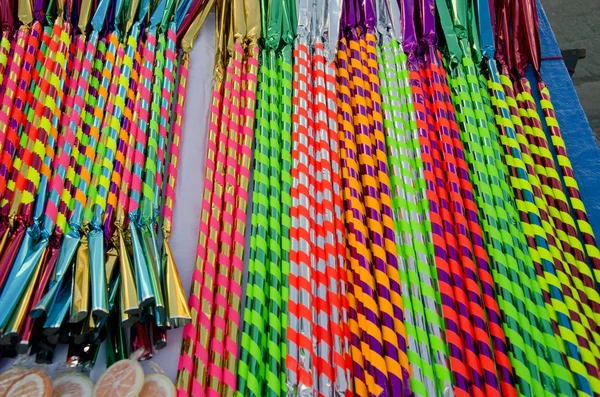 Caramelle colorate nel mercato agricolo — Foto Stock