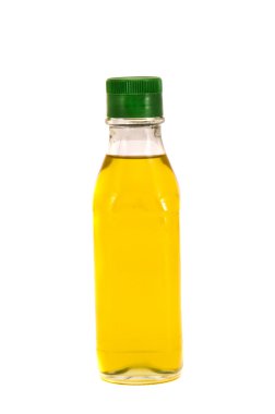 zeytinyağı şişesi üzerinde beyaz izole