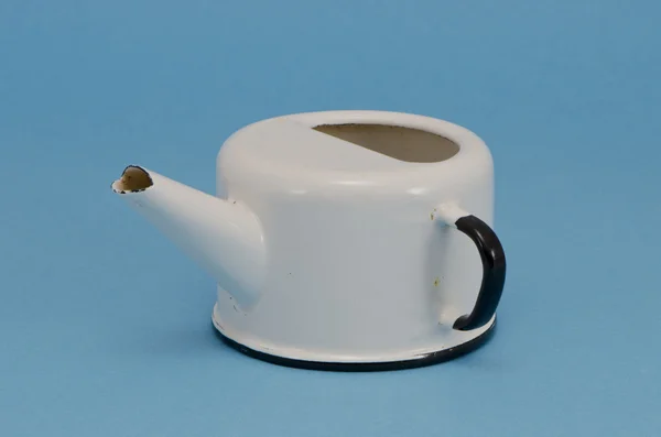 Special metal taepot for invalid — Stock Photo, Image