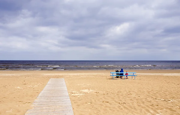 Suumer Meeresstrandlandschaft — Stockfoto