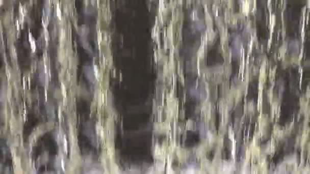 Rivier dam trapsgewijs water splash achtergrond — Stockvideo