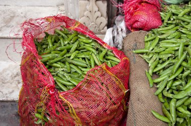 taze bezelye Asya pazarında, Hindistan