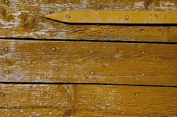 Старий коричневий дерев'яний фон дверей — стокове фото