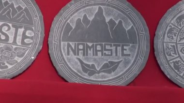 katmandu, nepal güzel taş hatıra. Namaste