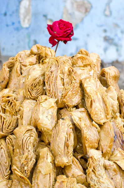 Suikerwerk straat markt Azië - tamil nadu, india — Stockfoto