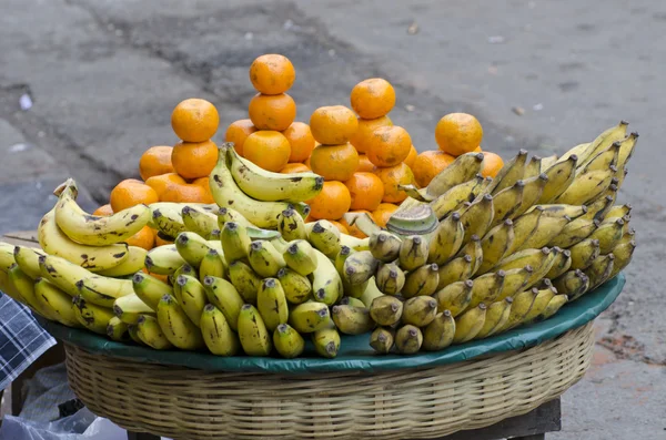 Fruits in asia street market — Stock Photo, Image