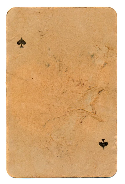 Ancient grunge playing card paper background — Stock Photo, Image