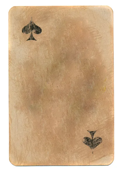 spades iskambil kağıt arka plan boş ovuşturdu ace