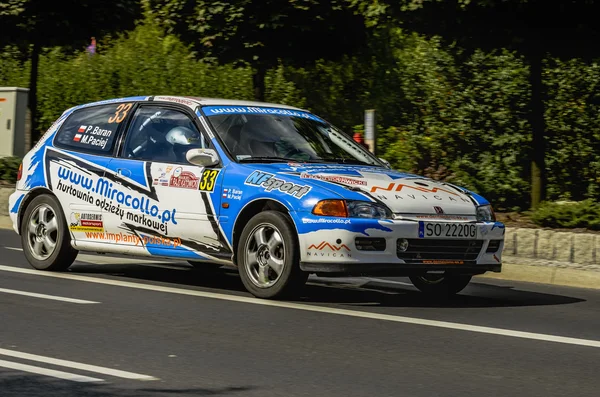 1 rally z Katovice — Stock fotografie