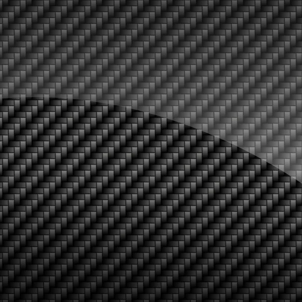 Black glossy carbon fiber background or texture — Stock Photo, Image