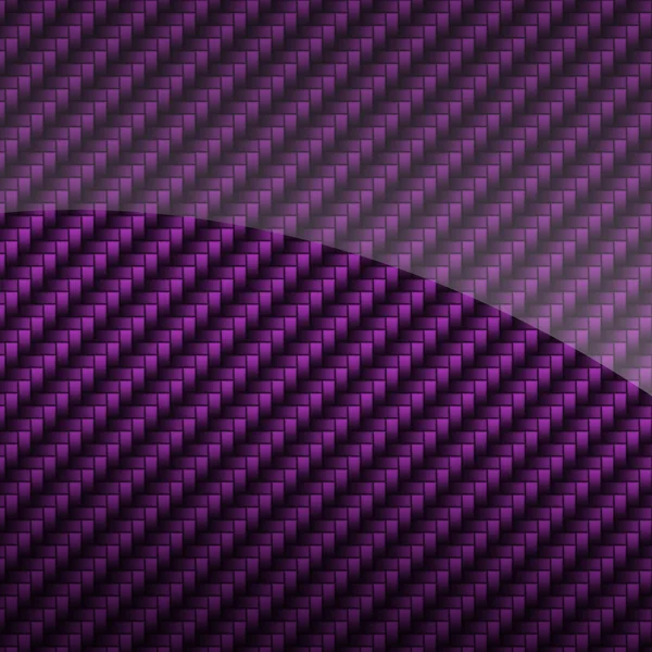 Fondo o texture in fibra di carbonio lucido viola — Foto Stock