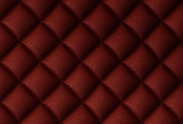 Fond ou texture en cuir rouge — Photo