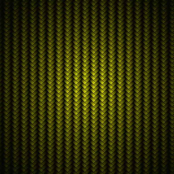 A realistic green carbon fiber weave background or texture — Stock Photo, Image