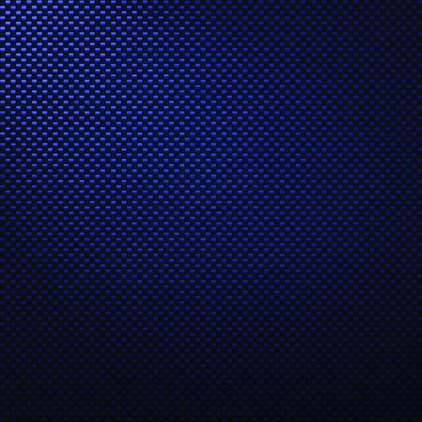 A realistic blue carbon fiber weave background or texture — Stock Photo, Image