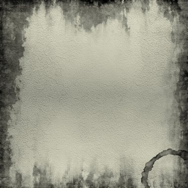 Grunge old wet paper sheet background with coffee stains