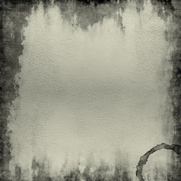 Grunge staré mokré list pozadí s kávou skvrny — Stock fotografie