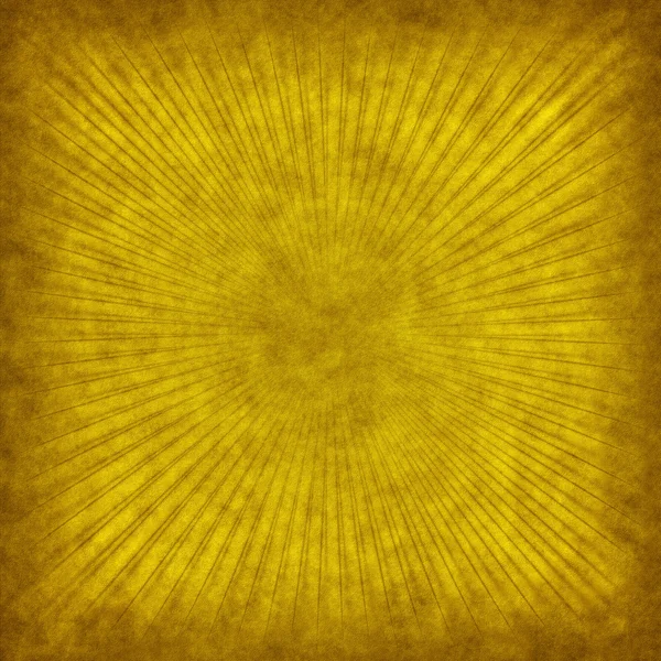 Gelbe abstrakte Lichtstrahlen Hintergrund oder Textur Stockbild