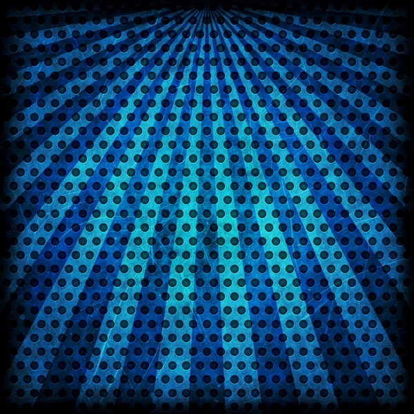 Blue grunge sunbeams background or texture — Stock Photo, Image