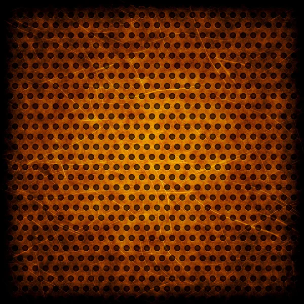 円形パターンのテクスチャの茶色のグランジ背景 — ストック写真