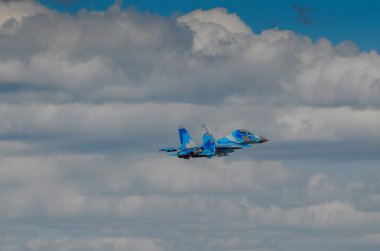 Ukraynalı su-27 ekran sırasında radom air show 2013