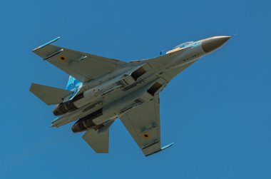 Ukraynalı su-27 ekran sırasında radom air show 2013