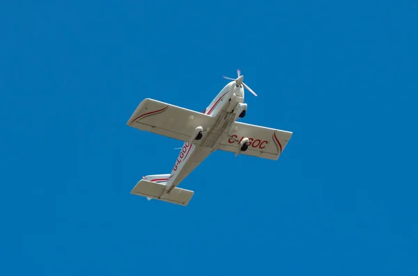 Aerobatic plane display during Air Show 2013 — Stock Photo, Image