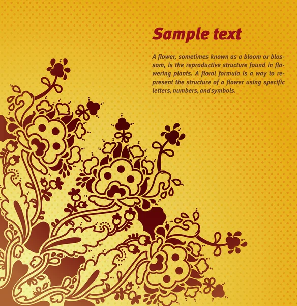 Modello di pizzo floreale rotondo ornamentale. caleidoscopico motivo floreale, mandala — Vettoriale Stock
