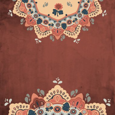 decoratieve ronde bloemen kantpatroon. caleidoscopische bloemmotief, mandala.