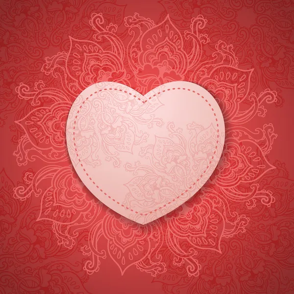 Gift Card. Valentine's day. Happy Valentine's Day frame. Valentine Day background